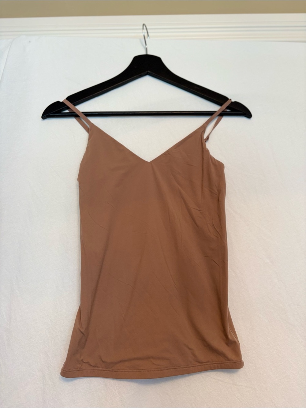 White House Black Market Tan V-Neck Camisole